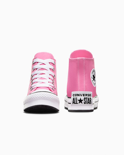 Chuck Taylor All Star EVA Lift Sketch Pink/White/Black, Heel View