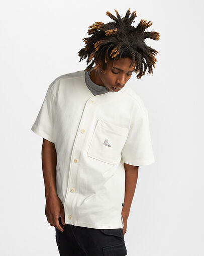 All Star Baseball Jersey Egret, Front View