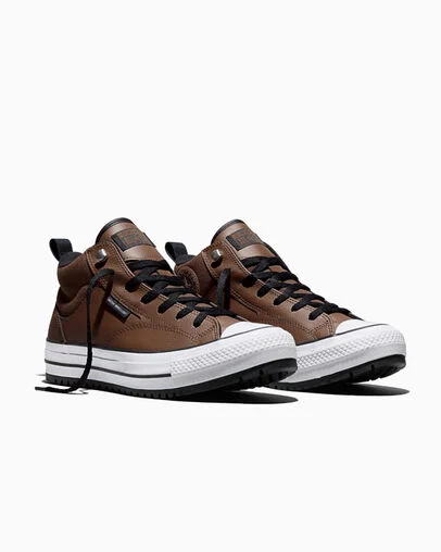 Chuck Taylor All Star Malden Street Weatherized Heavy Duty Brown/Black/White, Top and Side View