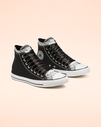 Double Upper Chuck Taylor All Star Black/White/Black