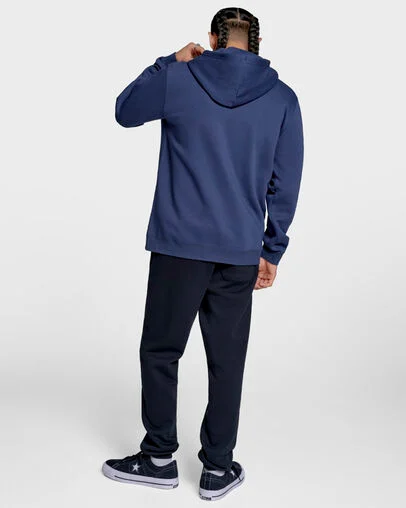 Chuck Taylor All Star Patch Hoodie Navy, Detail View