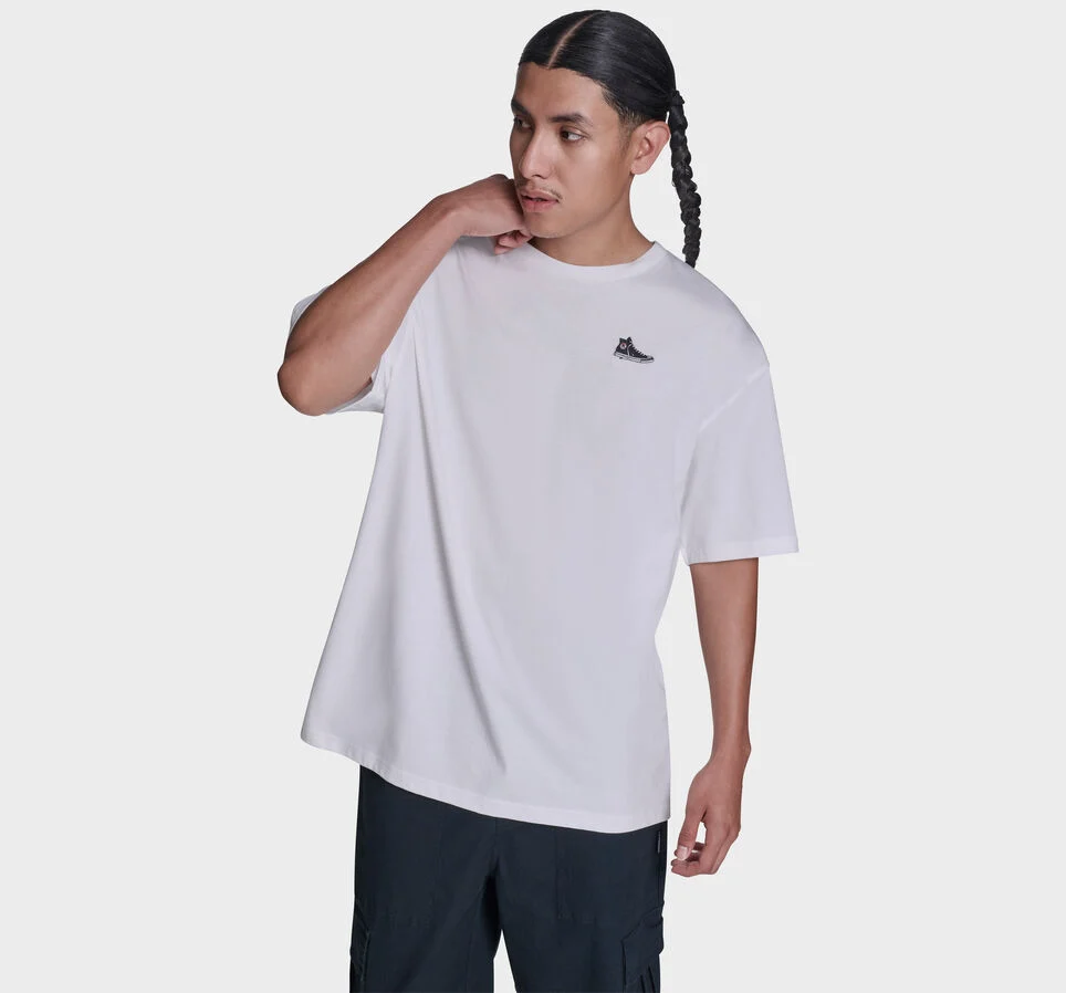 Relaxed Fit Chuck T-Shirt White 10A