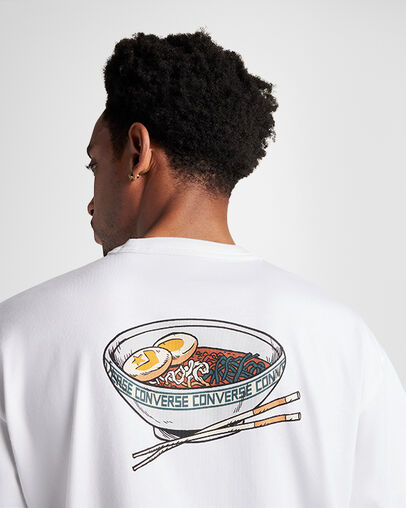 Ramen T-Shirt White, Detail View