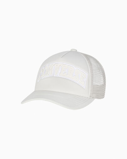 Trucker Hat Fossilized Grey, Front View