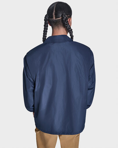 Andover Coach Jacket Navy, Detail View