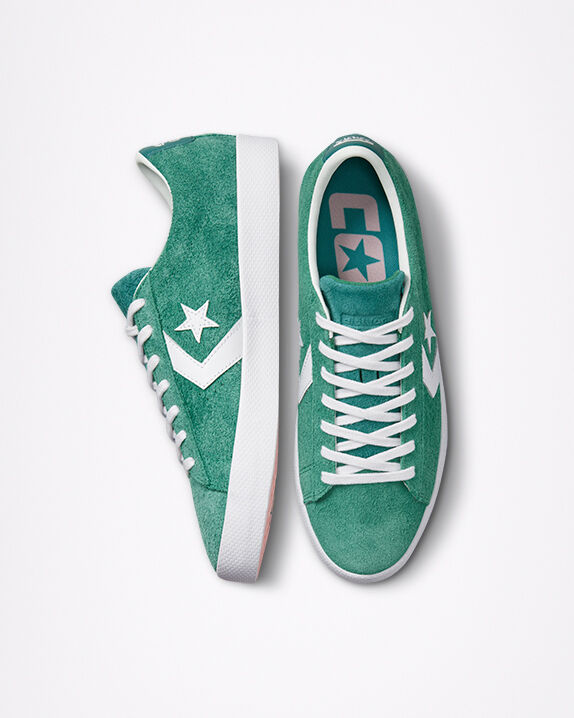 Converse Cons Pl Vulc Pro Suede (Green Size 3.5) Unisex Suede Shoes