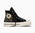 Chuck Taylor All Star Lift Platform Embroidered Florals Black/Vintage White/Black