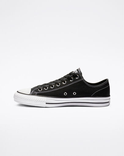 CTAS Pro Low Top Black/Black/White