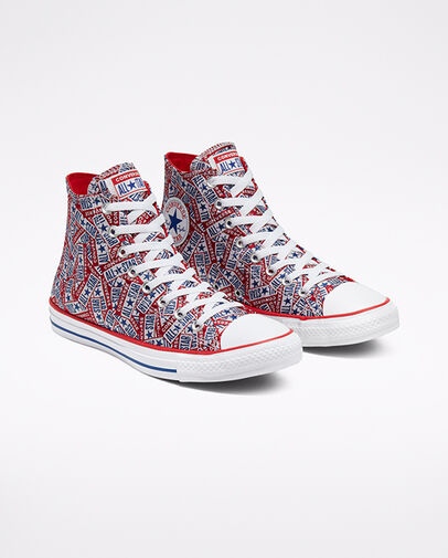 Logo Play Chuck Taylor All Star University Red/White/Rush Blue