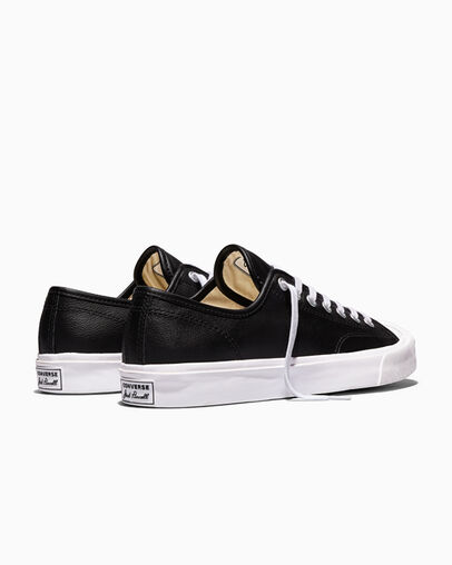 Jack Purcell Leather Low Top Black/White/White