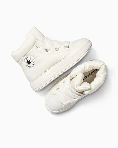 Chuck Taylor All Star Elements Boot Egret/Egret/Black, Angled View