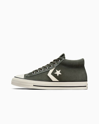 Star Player 76 Suede Cave Green/Egret/Black, Inner Side View