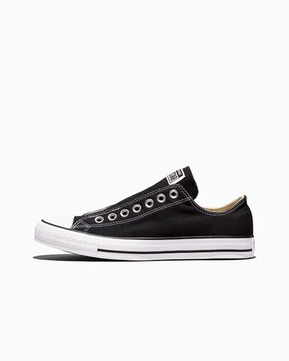 Chuck Taylor All Star Slip On Black/White/Black, Inner Side View