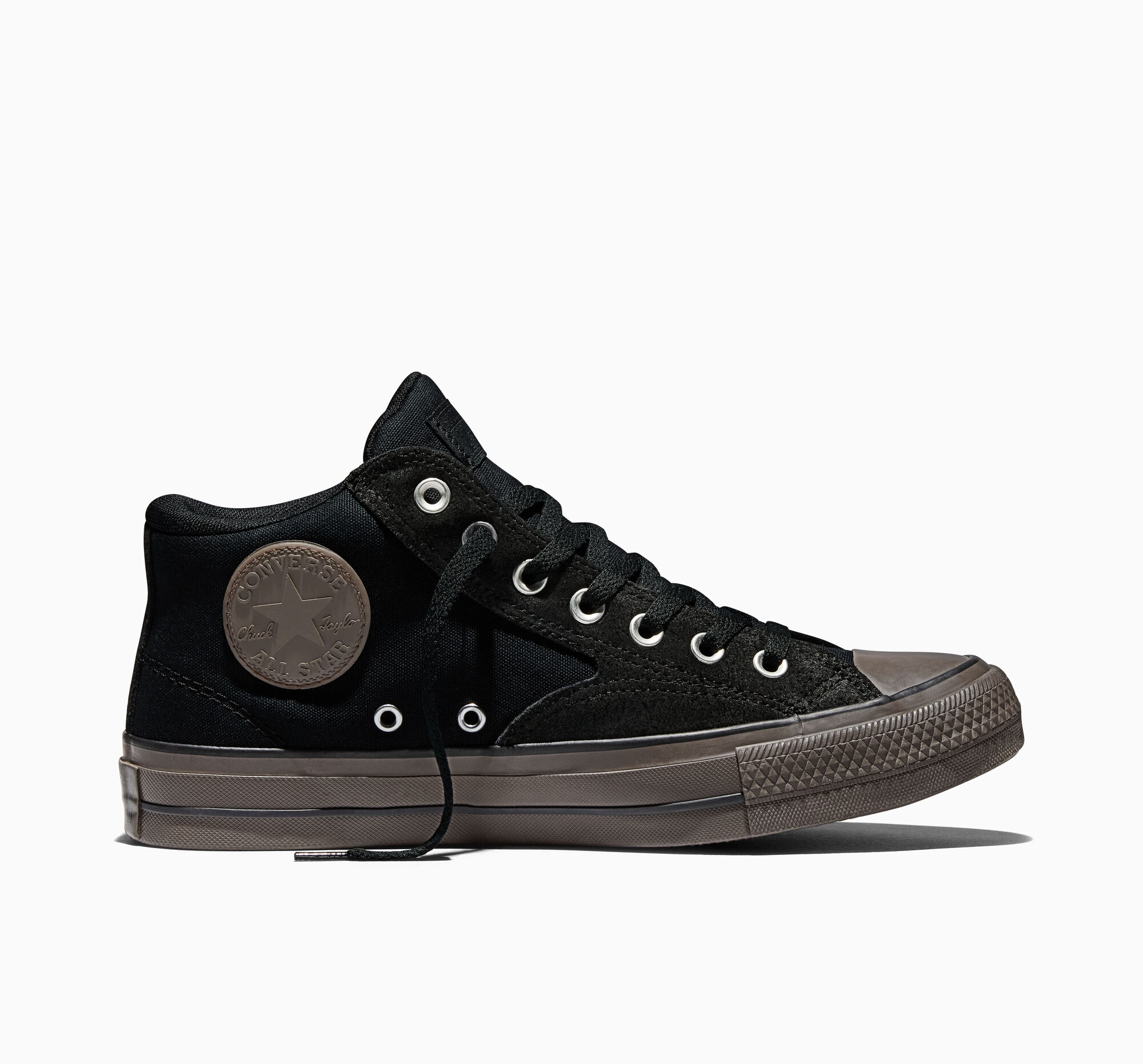 CONVERSE スタジャン Chuck Taylor スエード メンズM 黒系 Chuck Taylor All Star Malden Street Canvas & Suede Unisex Mid Shoe