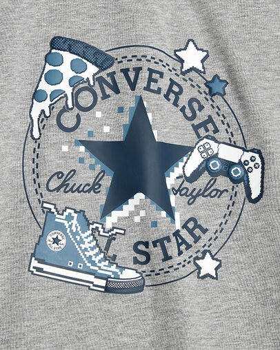 Gamer T-Shirt Dk Grey Heather, Full Body View