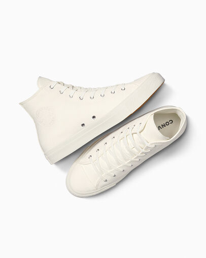 Chuck Taylor All Star Monochrome Egret/Egret/Egret, Angled View