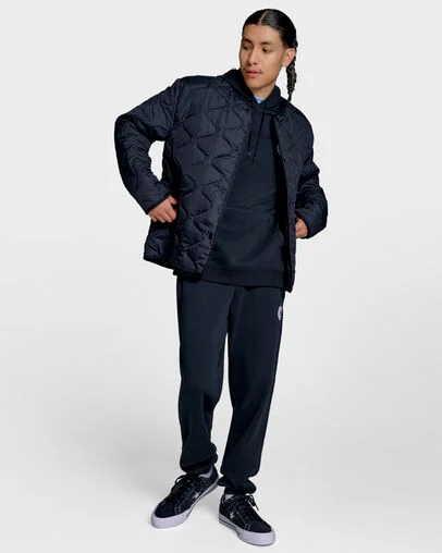 Malden Liner Jacket Black, Full Body View