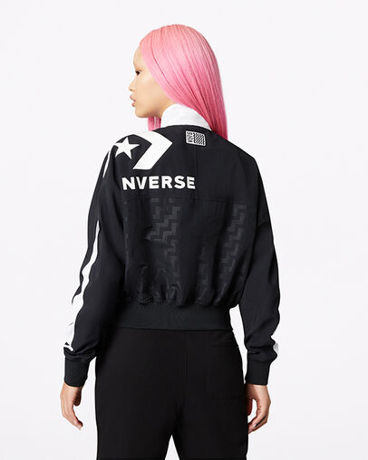 VLTG Warm Up Jacket Converse Black, Back View
