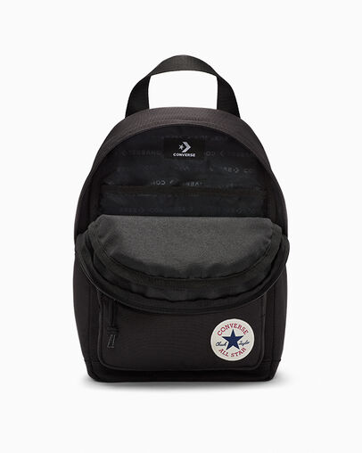 GO LO Miniature Backpack Converse Black, Detail View