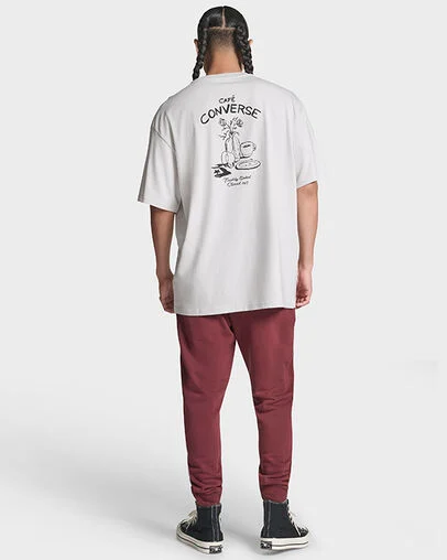 Caf&eacute; T-Shirt Barely Grey, Detail View