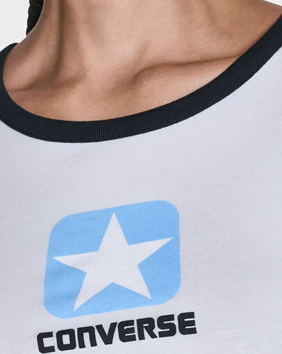 Retro Box Star T-Shirt White