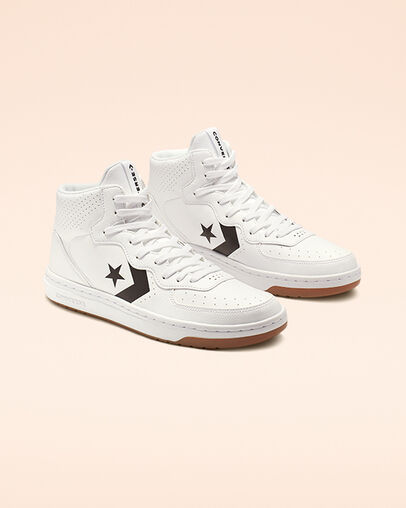 Converse Rival Mid White/Black/White