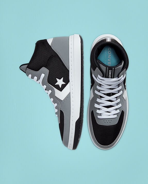 converse rival mid white