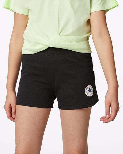 Chuck Taylor Patch Short Black, Front View