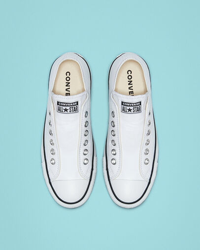 Chuck Taylor All Star Leather Slip White/White/Black