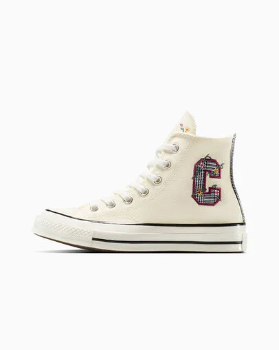 Chuck 70 Embroidered Varsity Vines Egret/Black/Frozen Acai, Inner Side View