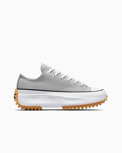 Run Star Hike Grey Area/White/Gum Honey, Outer Side View