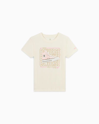 Chuck Taylor High Top T-Shirt Egret, Front View