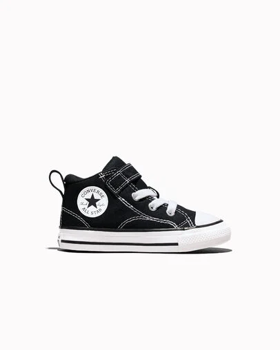 Chuck Taylor All Star Malden Street Easy-On Canvas Black/Black/White, Outer Side View