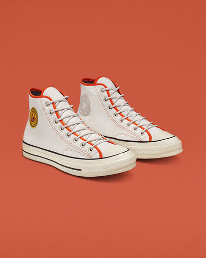 East Village Explorer Chuck 70 Pale Putty/Campfire Orange