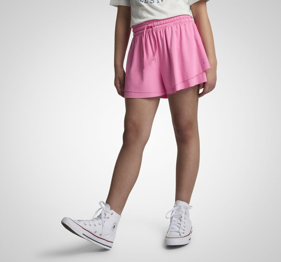 Kids' Converse Flowy Shorts Oops Pink