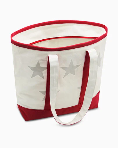 Five Star Canvas Tote Bag Converse Red