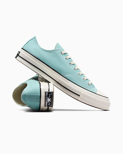 Chuck 70 Canvas Vernal Pool/Egret/Black, Detail Angle View