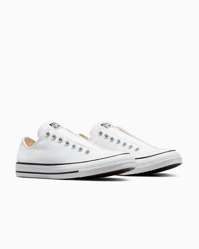 Chuck Taylor All Star Slip On White/Black/White, Top and Side View
