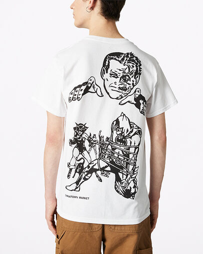 Converse x Batman x Chinatown Market Short Sleeve White