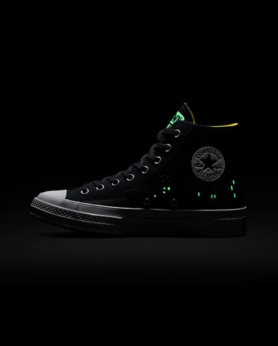 Converse x Batman x Chinatown Market Chuck 70 High Top Black/Blazing Yellow/White