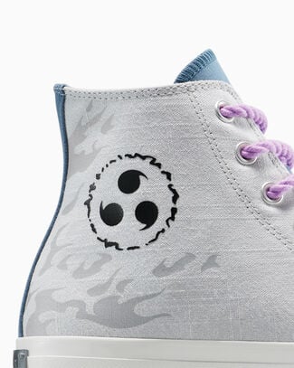 Converse x NARUTO SHIPPUDEN Sasuke Chuck Taylor All Star Fossilized/Vintage White, Detail Angle View