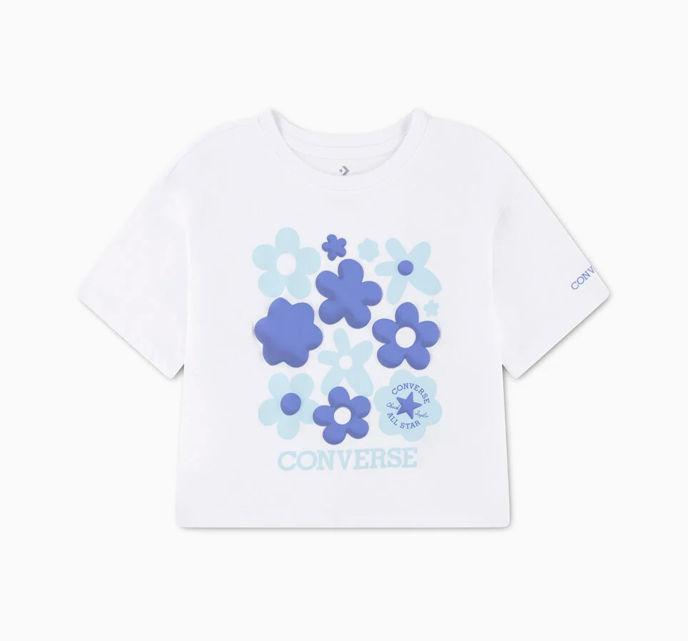 Bubbly Florals Tee White