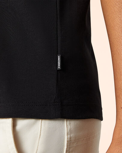 Stacked Logo Tee Converse Black