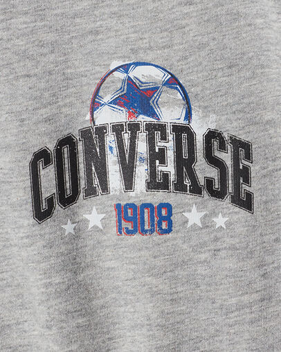 Soccer Star Graphic T-Shirt Dk Grey Heather, Full Body View