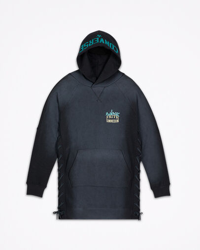 Converse x Faith Connexion Sun Washed Hoodie Dark Navy, Full Body View