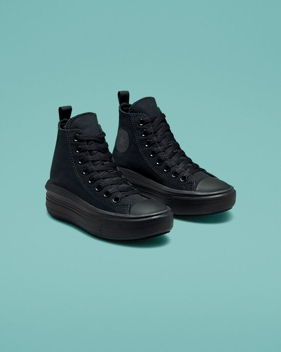 converse high tops black waterproof