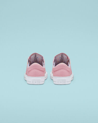 Llama Party Hook and Loop Chuck Taylor All Star Madison Coastal Pink/Mouse/White