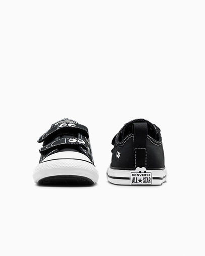 Chuck Taylor All Star Eyes Easy-On Black/White/Black, Heel View
