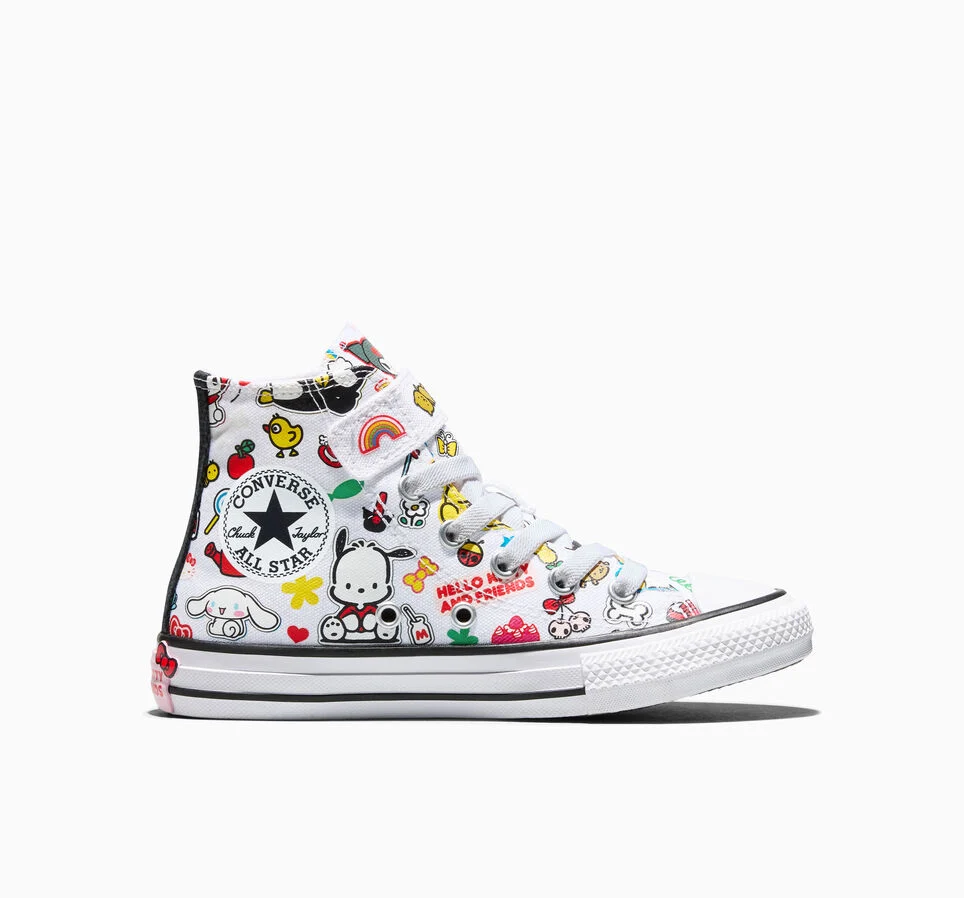 Converse x Hello Kitty And Friends Chuck Taylor All Star Easy-On Stickers White/White/Black