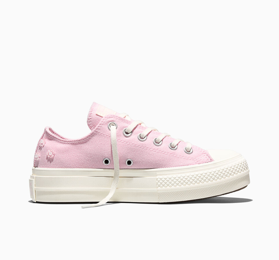 Chuck Taylor All Star Lift Platform Beads New Found Bloom Pink/Egret/Egret